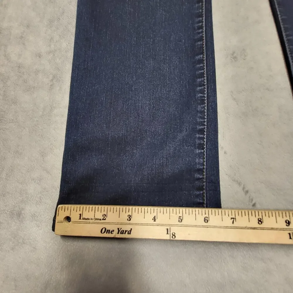 Calvin Klein Jeans Jeans Womens 10 Blue Straight Dark Wash Stretch 5-Pocket